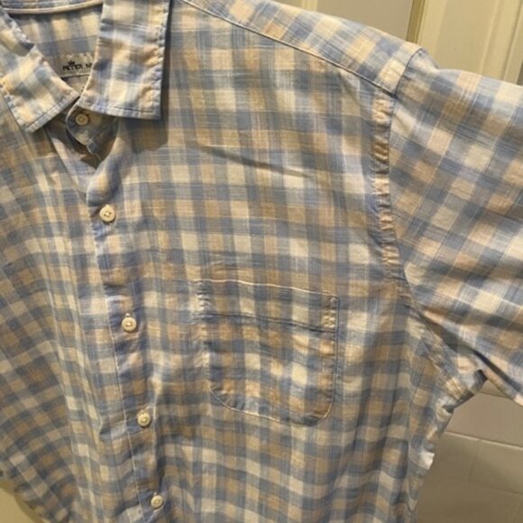Peter Millar Linen Shirt, Short Sleeve - Picture 4 of 4